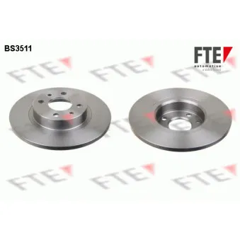 FTE BS3511 - Jeu de 2 disques de frein avant
