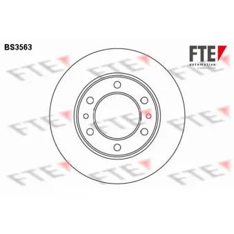 FTE BS3563 - Jeu de 2 disques de frein avant