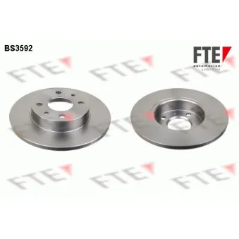 FTE BS3592 - Jeu de 2 disques de frein arrière