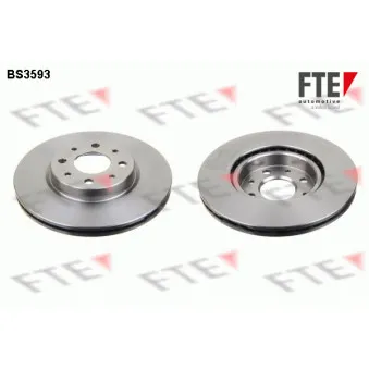 FTE BS3593 - Jeu de 2 disques de frein avant