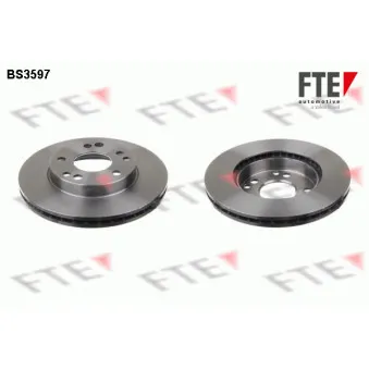FTE BS3597 - Jeu de 2 disques de frein avant