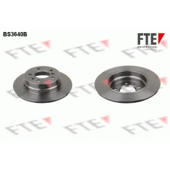 FTE BS3640B - Jeu de 2 disques de frein arrière