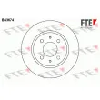 FTE BS3674 - Jeu de 2 disques de frein avant