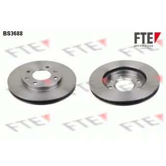 FTE BS3688 - Jeu de 2 disques de frein avant