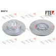 FTE BS3712 - Jeu de 2 disques de frein arrière