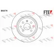 FTE BS3776 - Jeu de 2 disques de frein arrière