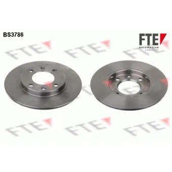FTE BS3786 - Jeu de 2 disques de frein arrière
