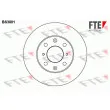 FTE BS3801 - Jeu de 2 disques de frein avant