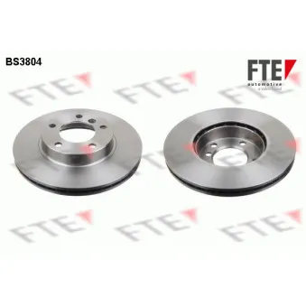 Jeu de 2 disques de frein avant FTE OEM 34111162288