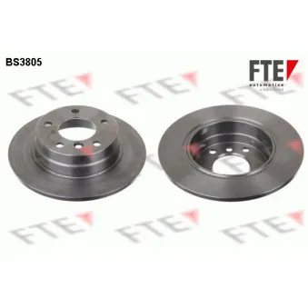 FTE BS3805 - Jeu de 2 disques de frein arrière