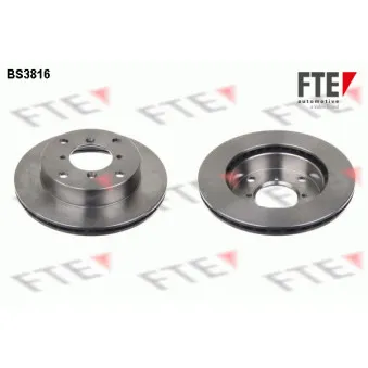 FTE BS3816 - Jeu de 2 disques de frein avant