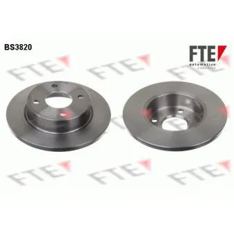 FTE BS3820 - Jeu de 2 disques de frein avant