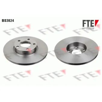 FTE BS3824 - Jeu de 2 disques de frein avant