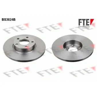 FTE BS3824B - Jeu de 2 disques de frein avant