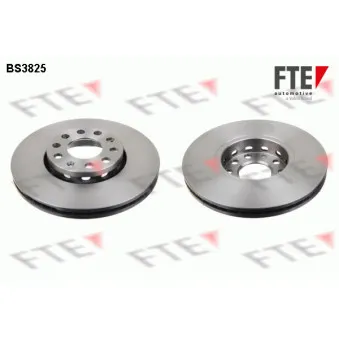 Jeu de 2 disques de frein avant FTE BS3825 pour AUDI A6 1.8 - 125cv