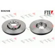 FTE BS3825HB - Jeu de 2 disques de frein avant