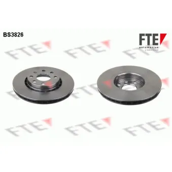 FTE BS3826 - Jeu de 2 disques de frein avant
