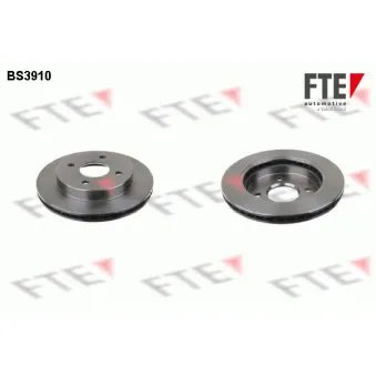 FTE BS3910 - Jeu de 2 disques de frein arrière