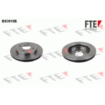 FTE BS3910B - Jeu de 2 disques de frein arrière