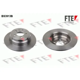 FTE BS3913B - Jeu de 2 disques de frein arrière