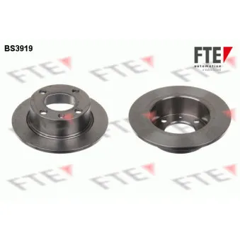 FTE BS3919 - Jeu de 2 disques de frein arrière
