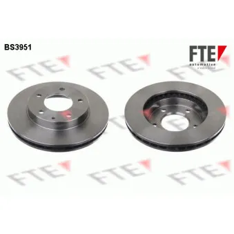 FTE BS3951 - Jeu de 2 disques de frein avant