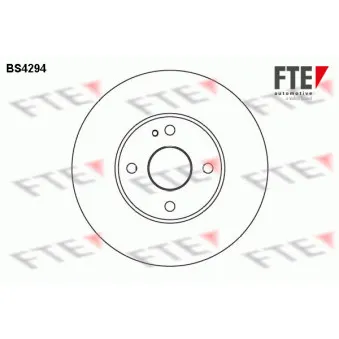 FTE BS4294 - Jeu de 2 disques de frein avant