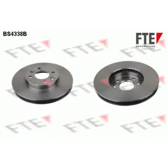 FTE BS4338B - Jeu de 2 disques de frein avant