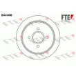 FTE BS4349B - Jeu de 2 disques de frein arrière