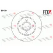 FTE BS4351 - Jeu de 2 disques de frein avant