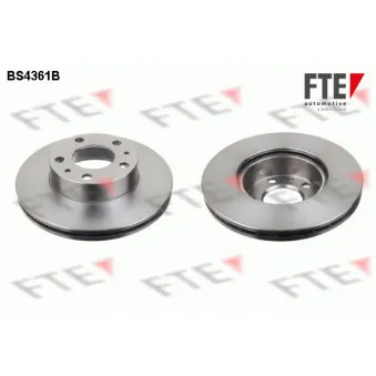 FTE BS4361B - Jeu de 2 disques de frein avant