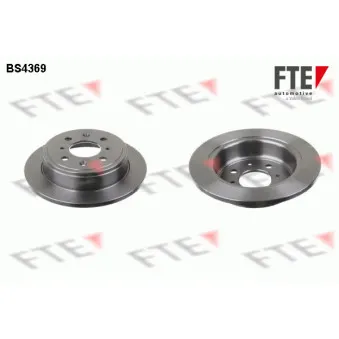 FTE BS4369 - Jeu de 2 disques de frein arrière