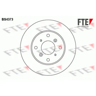 FTE BS4373 - Jeu de 2 disques de frein avant