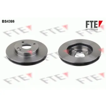 FTE BS4386 - Jeu de 2 disques de frein avant