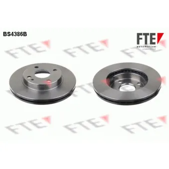 FTE BS4386B - Jeu de 2 disques de frein avant