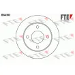 FTE BS4393 - Jeu de 2 disques de frein avant