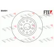 FTE BS4501 - Jeu de 2 disques de frein avant
