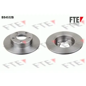 Jeu de 2 disques de frein arrière FTE OEM 8D0615601A