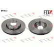 FTE BS4572 - Jeu de 2 disques de frein avant