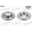 FTE BS4578 - Jeu de 2 disques de frein avant