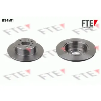 FTE BS4581 - Jeu de 2 disques de frein arrière