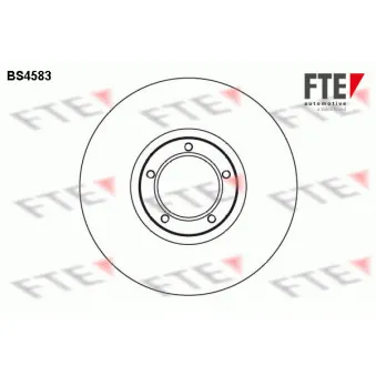 Jeu de 2 disques de frein avant FTE BS4583 pour FORD TRANSIT 2.5 D - 71cv