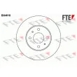 FTE BS4618 - Jeu de 2 disques de frein avant