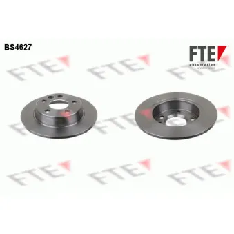 Jeu de 2 disques de frein arrière FTE OEM 1001094