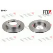 FTE BS4634 - Jeu de 2 disques de frein arrière