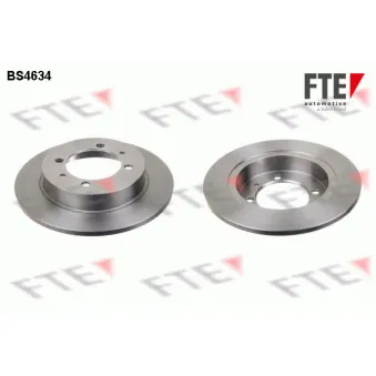FTE BS4634 - Jeu de 2 disques de frein arrière