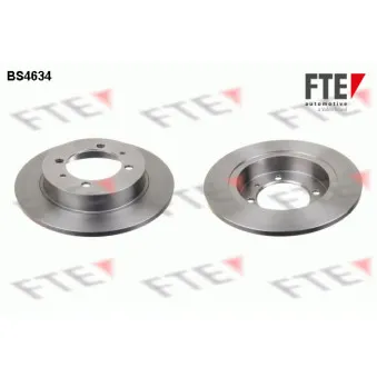 Jeu de 2 disques de frein arrière FTE OEM PW820195