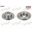 FTE BS4647 - Jeu de 2 disques de frein avant