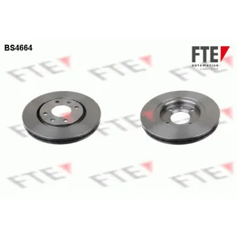 FTE BS4664 - Jeu de 2 disques de frein avant