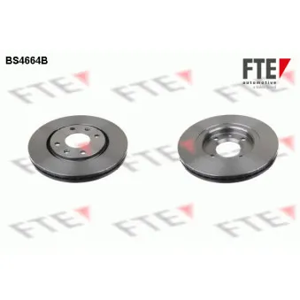 FTE BS4664B - Jeu de 2 disques de frein avant